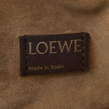 Loewe Mellow Nappa Medium Donut Chain Flamenco Knot Clutch Dark Burgundy 6 of 11
