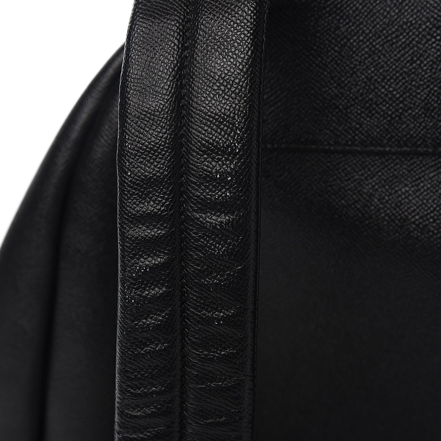 Textured Calfskin Print Backpack Black