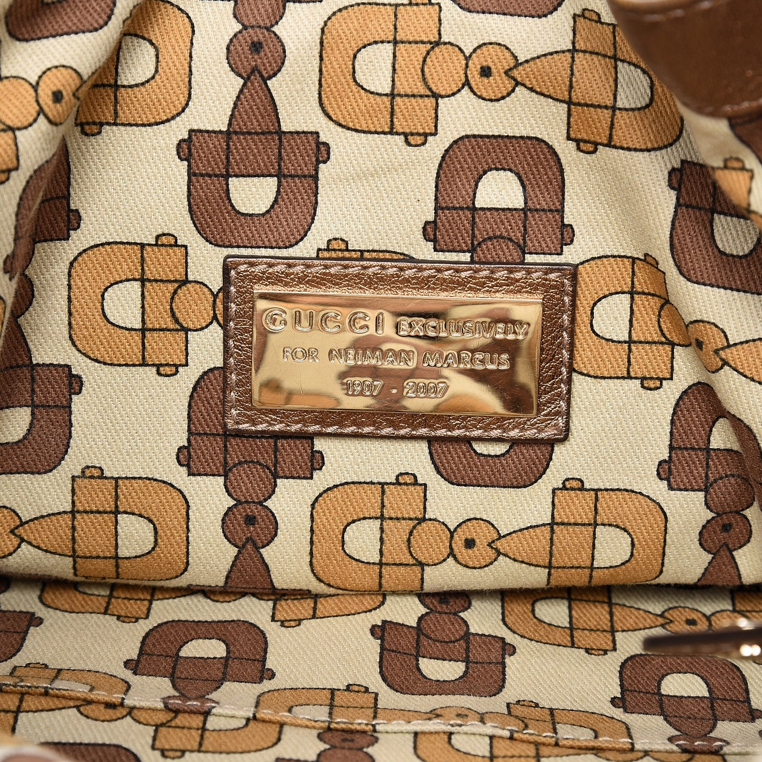 Gucci Metallic Guccissima Medium Britt Tote Gold 8 of 12