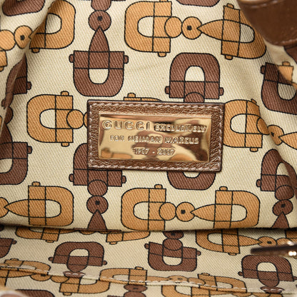 Gucci Metallic Guccissima Medium Britt Tote Gold 8 of 12