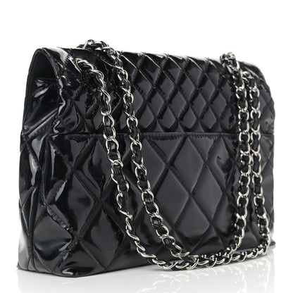 Chanel Vinyl Quilted In the Business Flap Bag Black 3 of 16