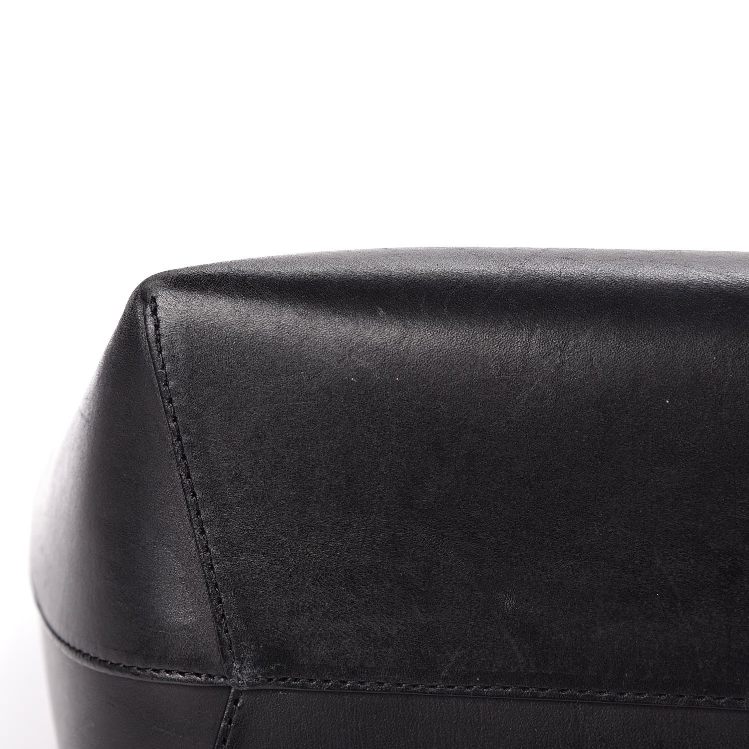 Mansur Gavriel Vegetable Tanned Calfskin Bucket Bag Black Royal 14 of 17