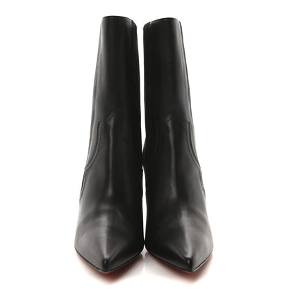 Christian Louboutin Calfskin Santigag 85 Ankle Boots 41 Black 3 of 9