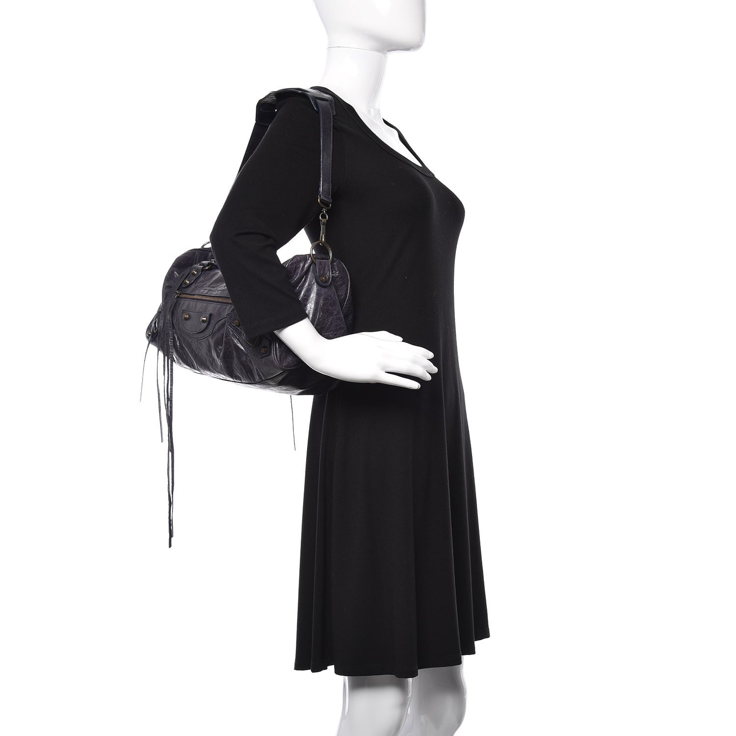 Chevre Classic Hardware Twiggy Ink