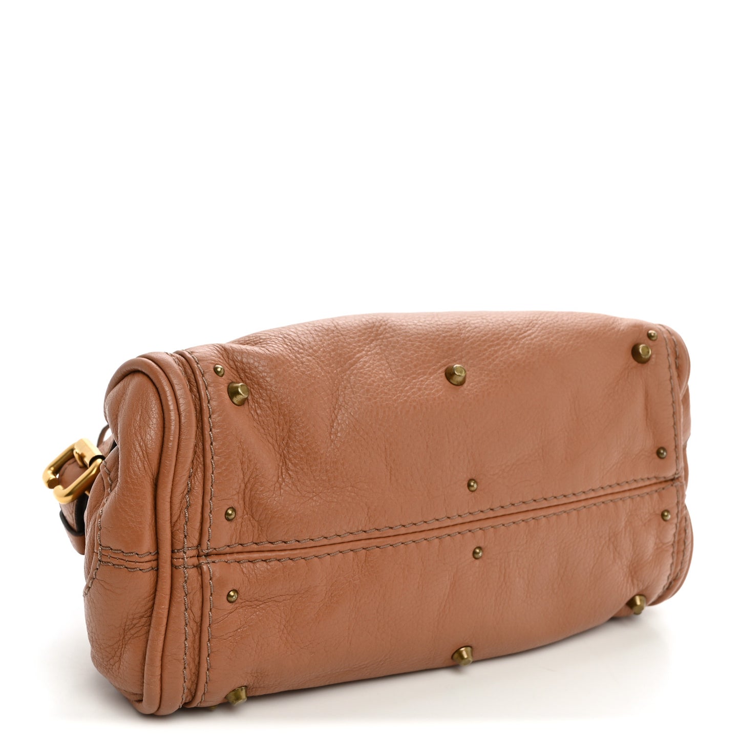Calfskin Small Paddington Satchel Tan