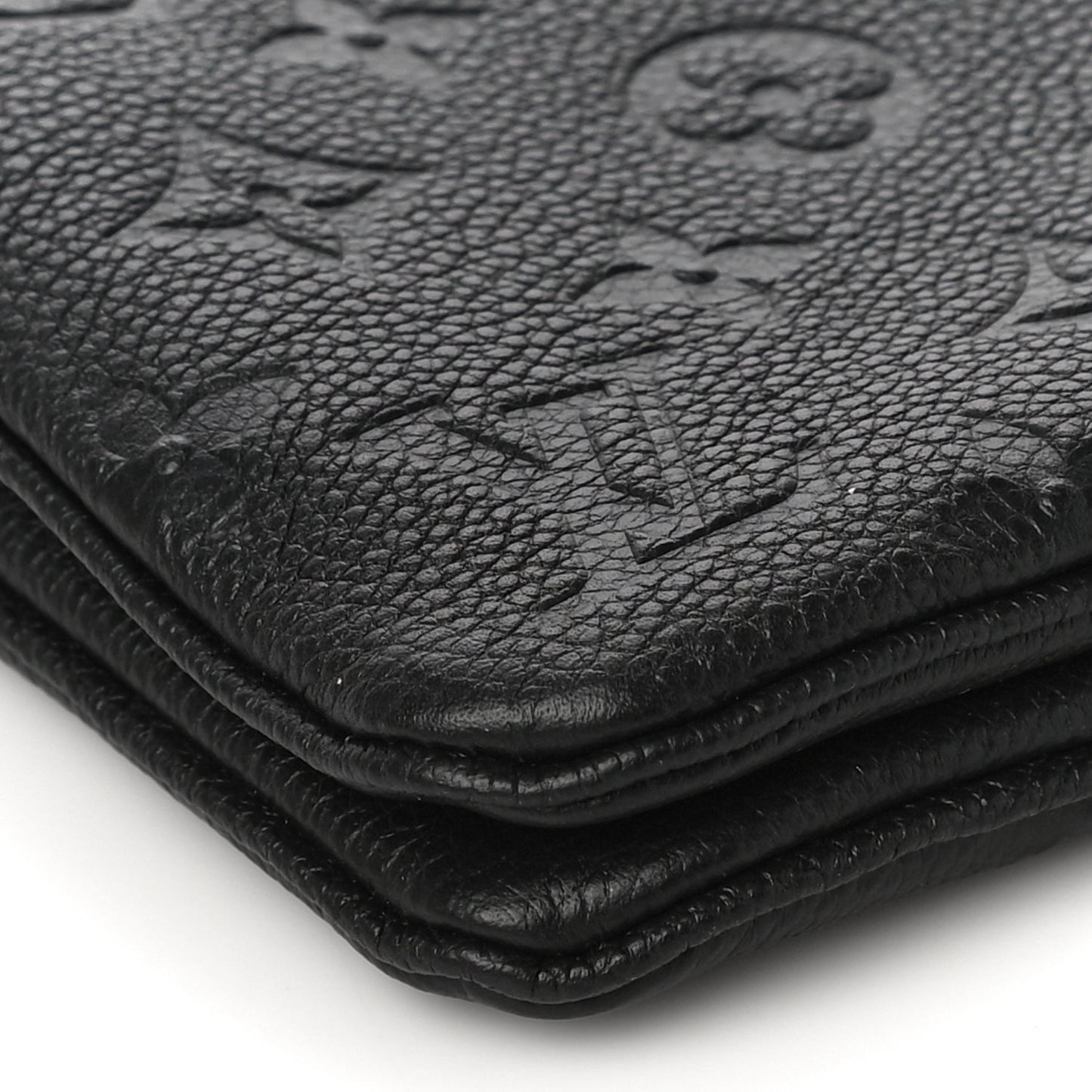Empreinte Double Zip Pochette Black