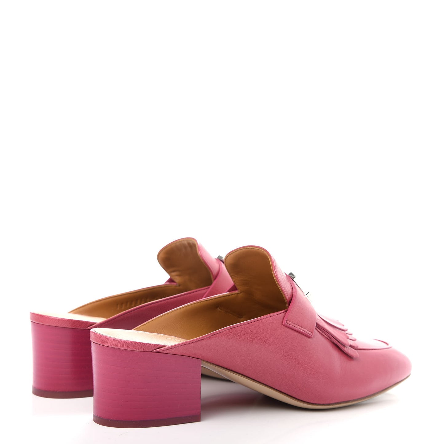 Goatskin Tuileries Mules 37.5 Rouge Azalee