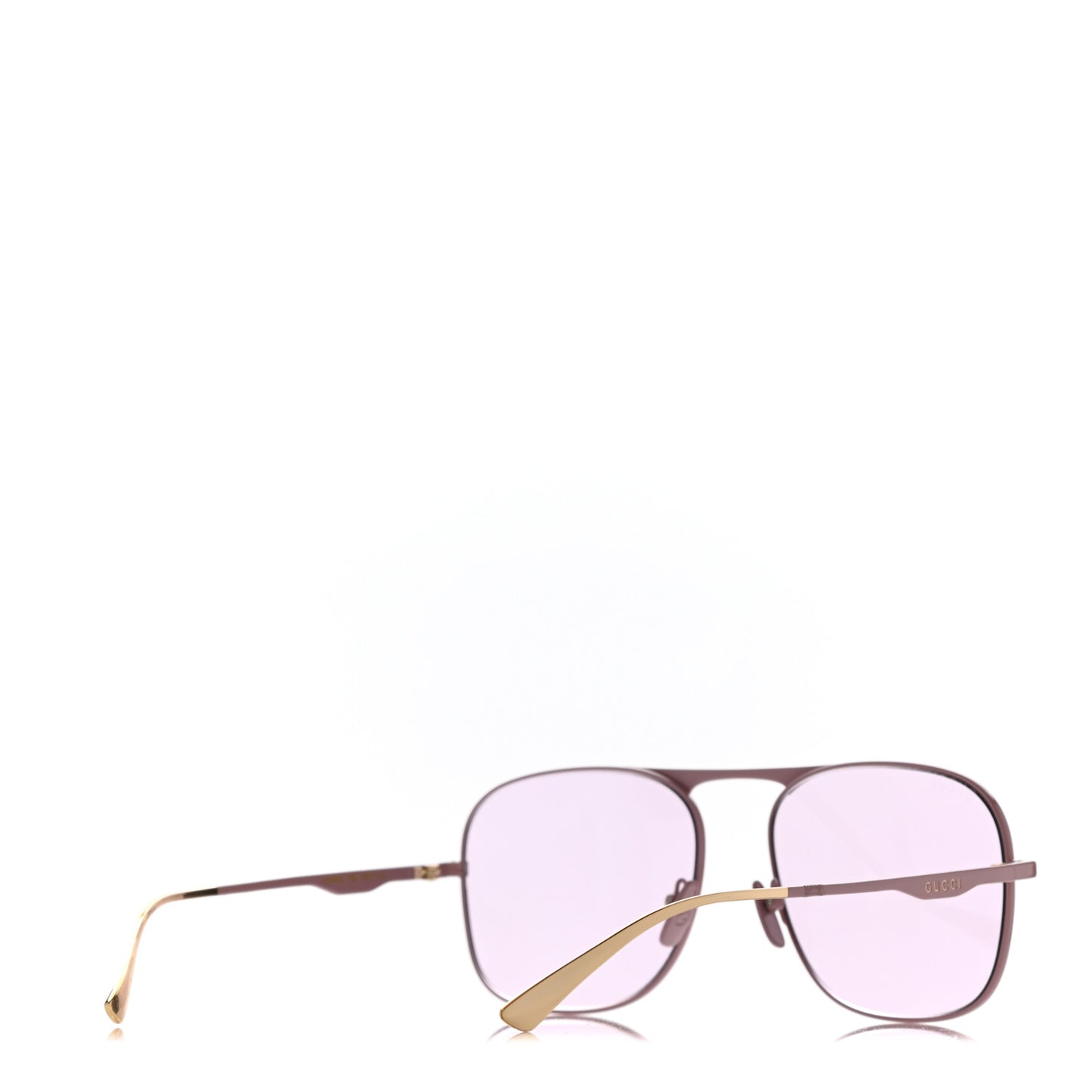 Square Aviator Sunglasses GG0335S Violet