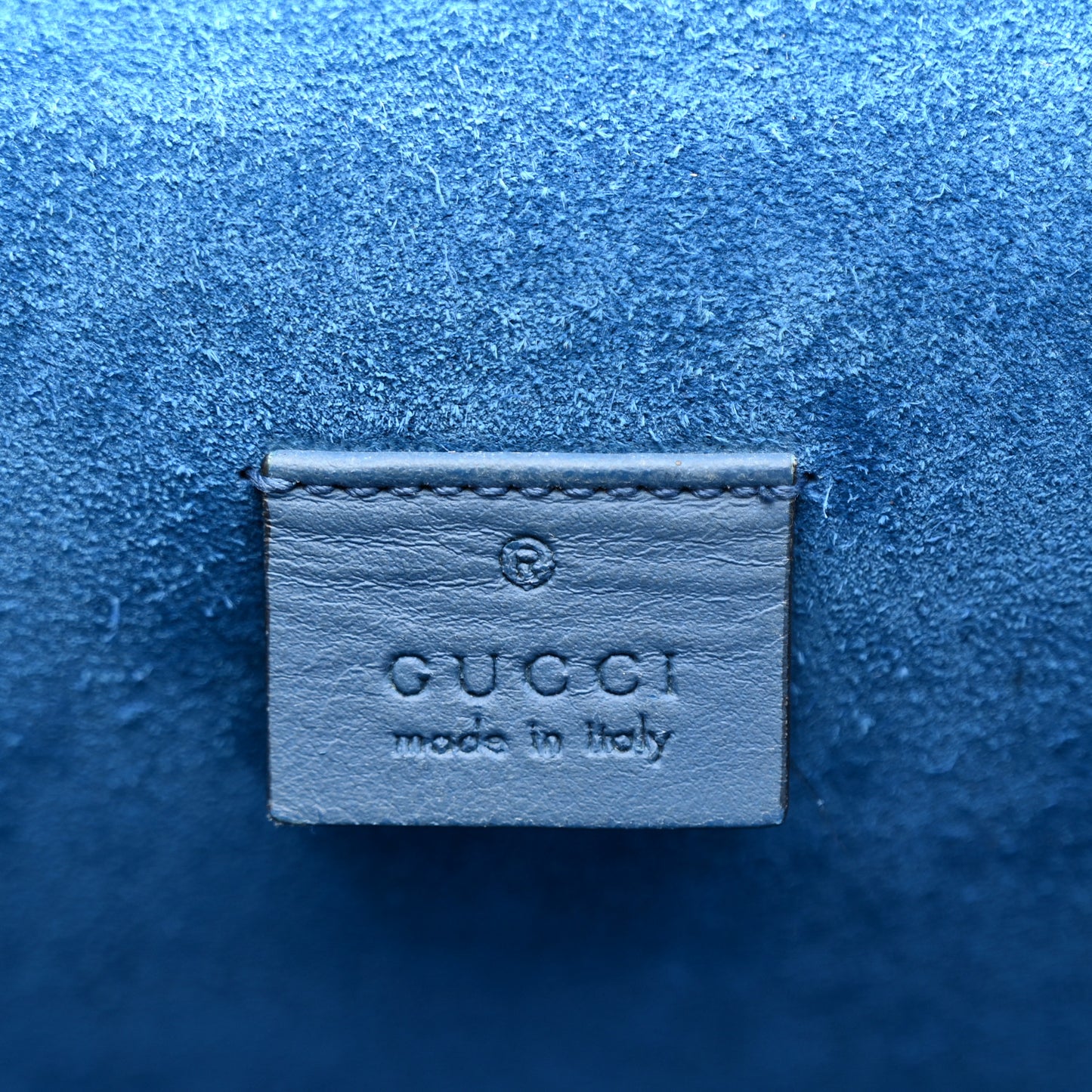 GG Supreme Monogram Medium Dionysus Shoulder Bag Blue