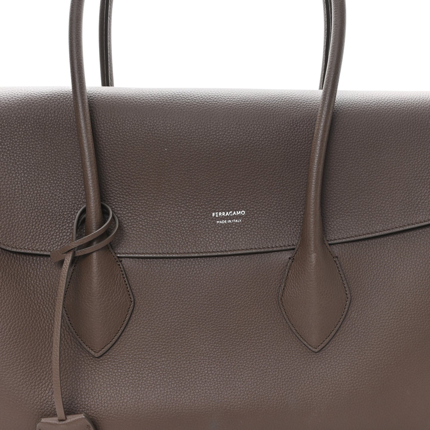 Calfskin Firenze East West Tote Bag Clay