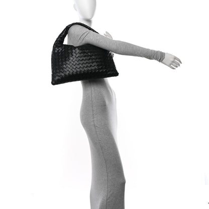 Bottega Veneta Calfskin Intrecciato Small Hop Black 2 of 10