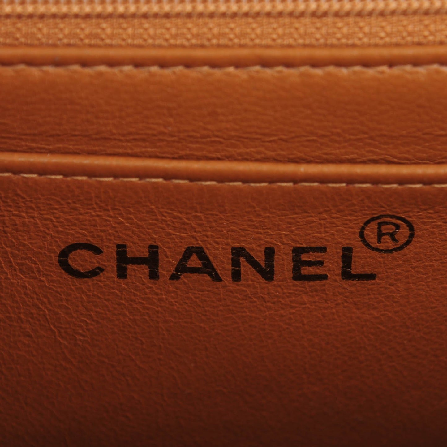 Lambskin Quilted Jumbo Single Flap Dark Beige