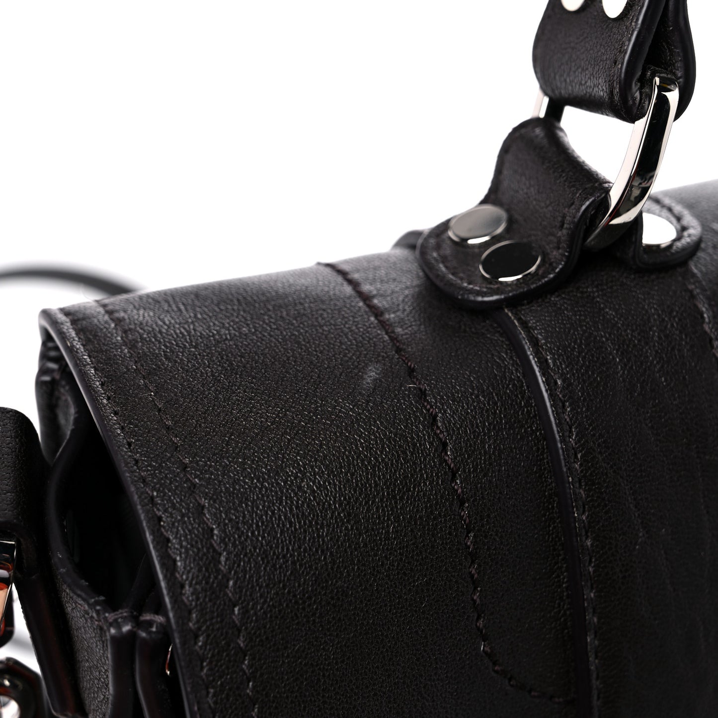 Lambskin Medium PS1 Satchel Black
