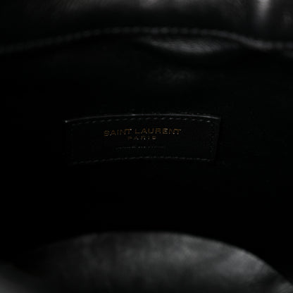 Saint Laurent Lambskin Gabby Mini Bucket Bag Black 6 of 10