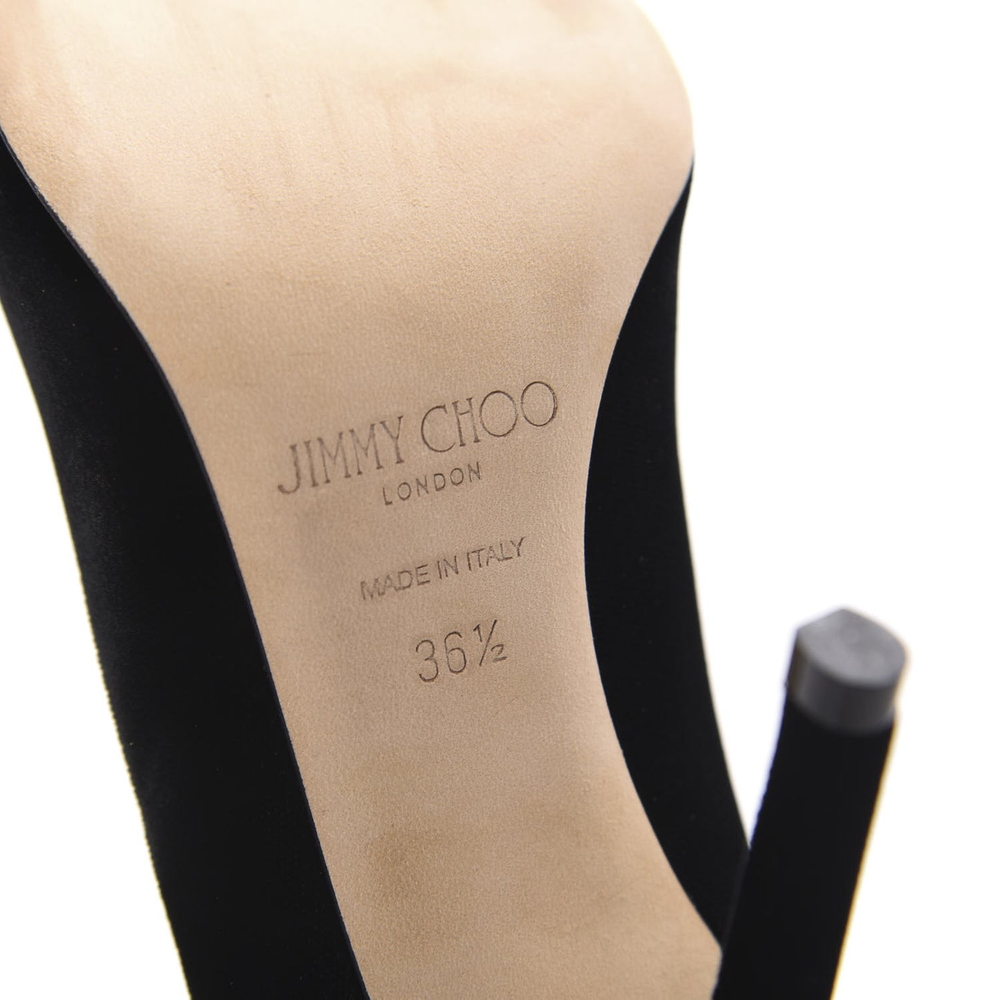 Velvet Glitter Love 100 Pumps 36.5 Black