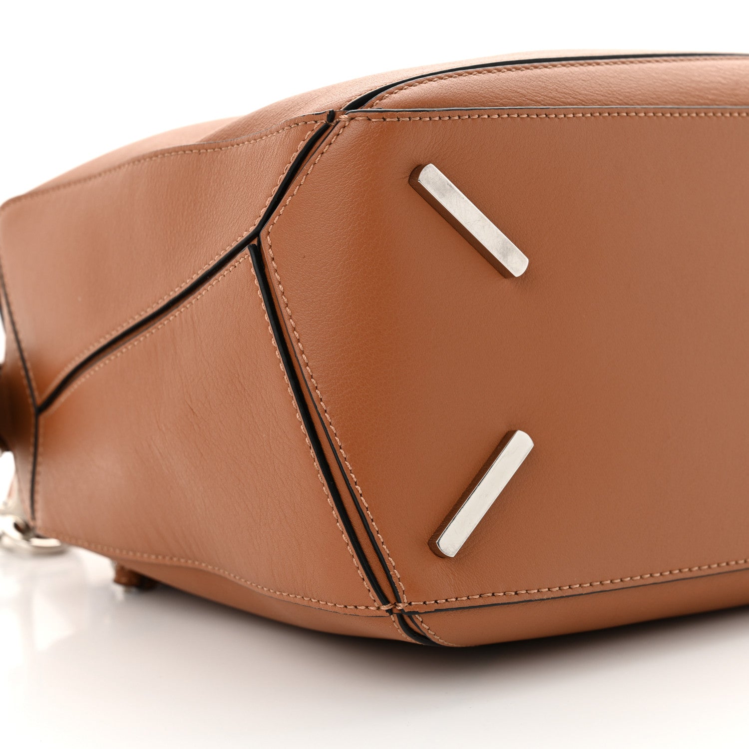 Loewe Calfskin Medium Puzzle Bag Tan 9 of 11