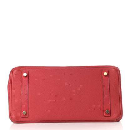Hermes Epsom Birkin 30 Rouge Casaque 6 of 42