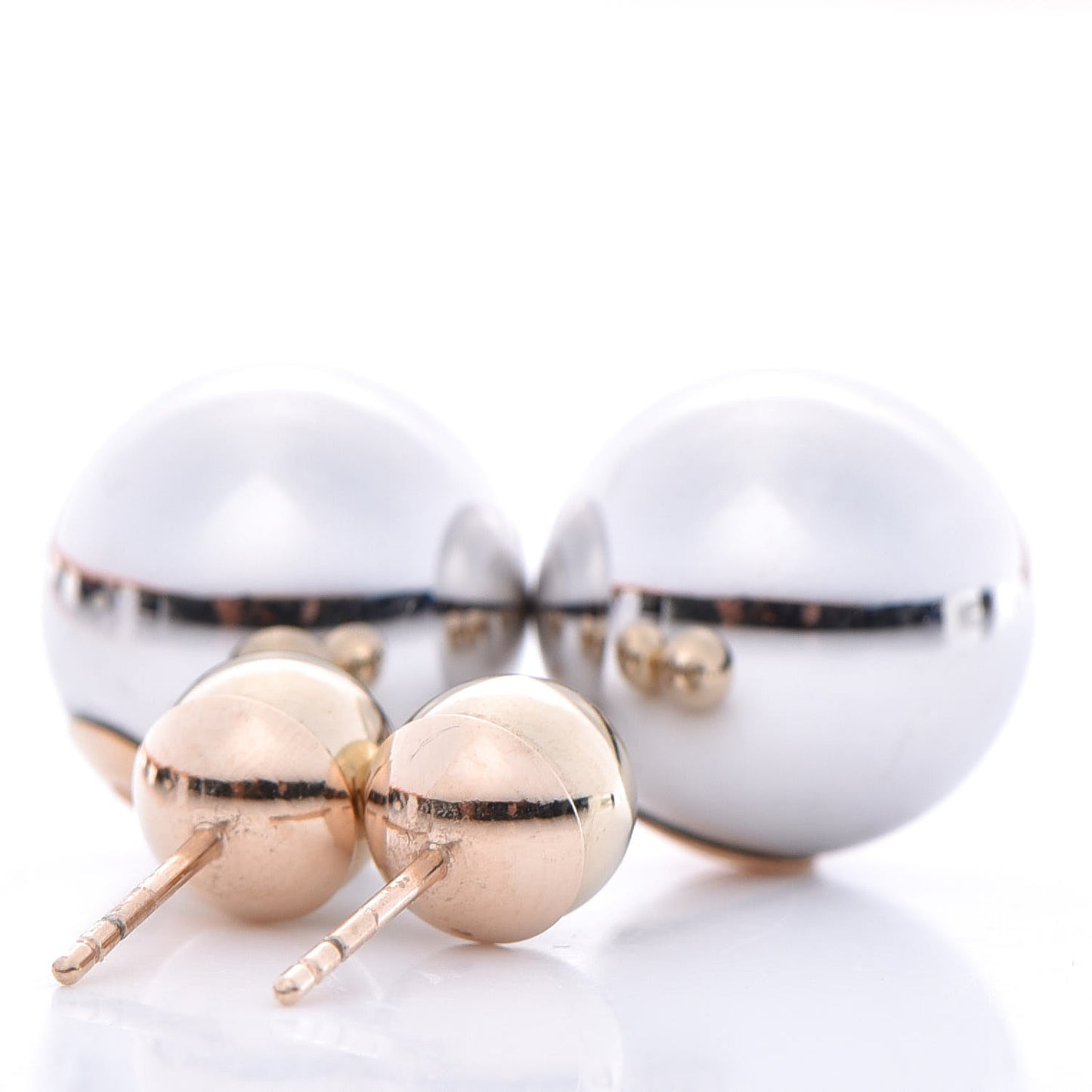 Mise En Dior Tribal Earrings Gold Silver