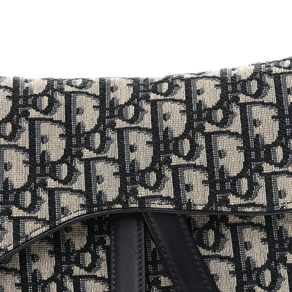Christian Dior Oblique Saddle Bag Blue 8 of 10