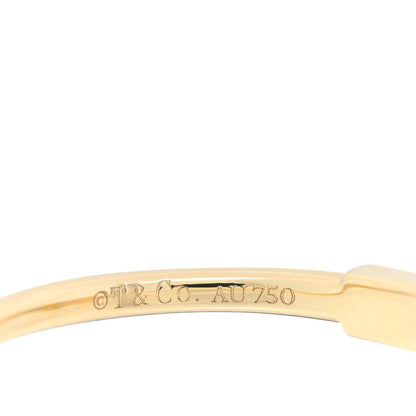 Tiffany 18K Yellow Gold Diamond T Wire Ring 52 6 4 of 4