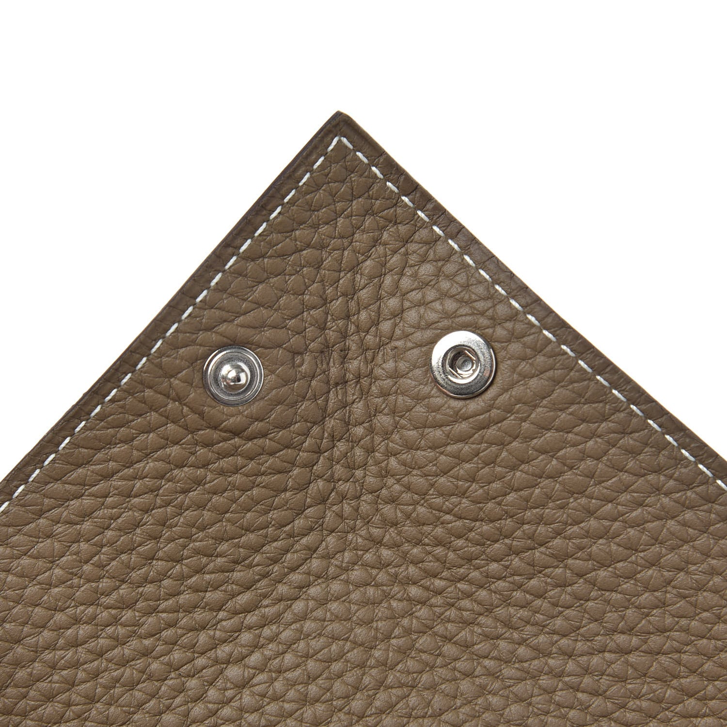 Hermes Taurillon Clemence Mises et Relances Change Tray Etoupe 4 of 5