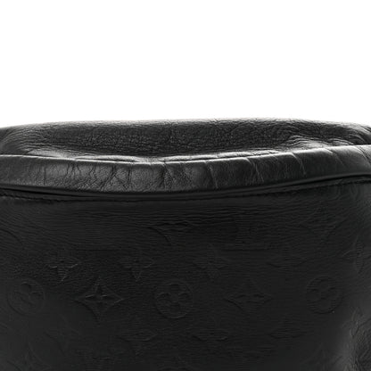 Louis Vuitton Calfskin Monogram Shadow Discovery Bumbag Black 7 of 12