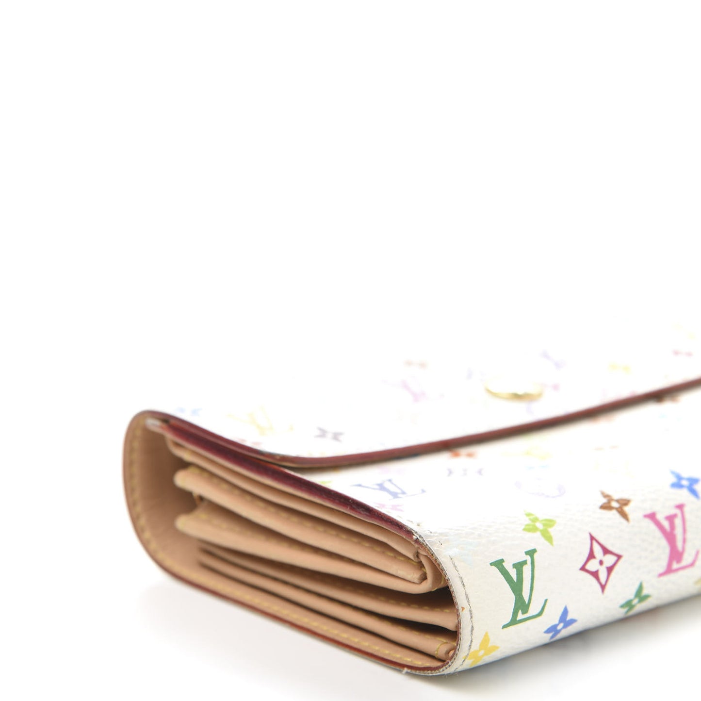Monogram Multicolor Alexandra Wallet White