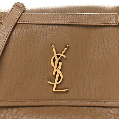 Saint Laurent Grained Lambskin Monogram Medium Niki Chain Satchel Dark Cork 8 of 10