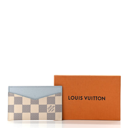 Louis Vuitton Damier Azur Daily Card Holder Olympe Blue 7 of 7