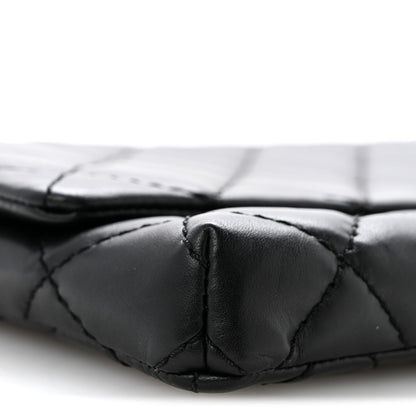 Chanel Aged Calfskin Quilted Reissue 2.55 Clutch Black 9 of 10