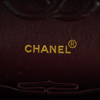 Chanel Lambskin Quilted Medium Double Flap Black 7 of 13