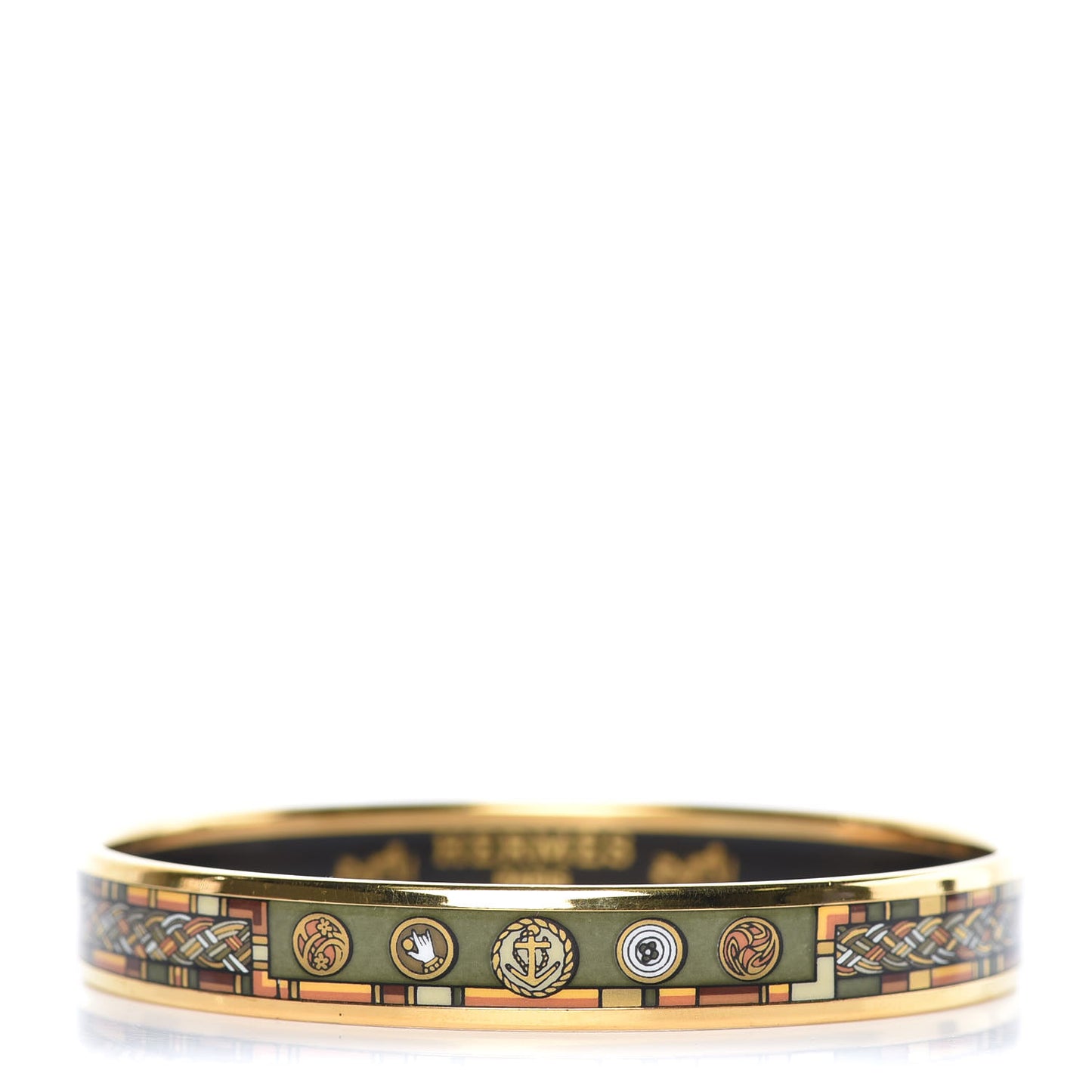 Enamel Printed Narrow Bracelet 70
