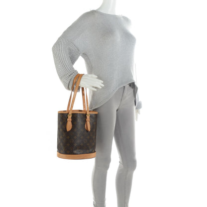 Louis Vuitton Monogram Petit Bucket 23 2 of 10
