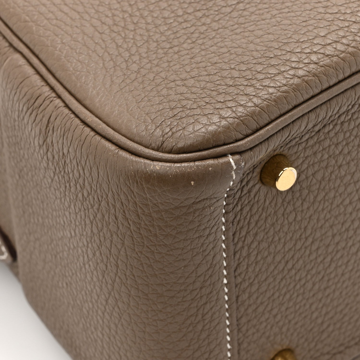 Hermes Taurillon Clemence Mini Lindy 20 Etoupe 11 of 15