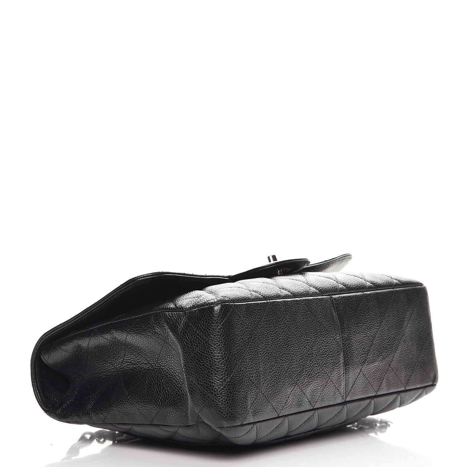 Chanel Caviar Quilted Jumbo Single Flap Black 4 of 7