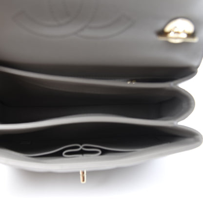 Chanel Lambskin Quilted Small Trendy CC Top Handle Flap Grey 4 of 11