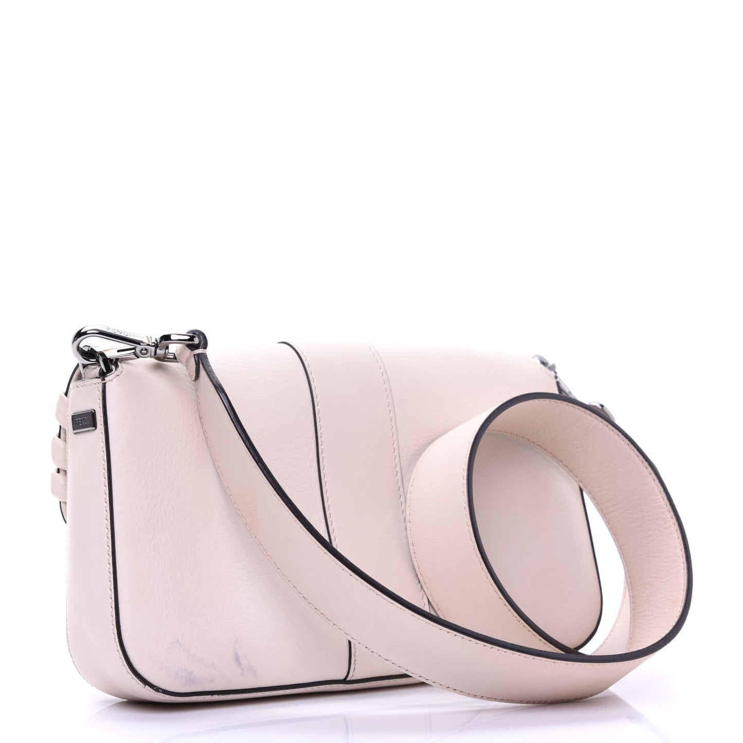 Vitello Dolce Lace Up Baguette Camelia