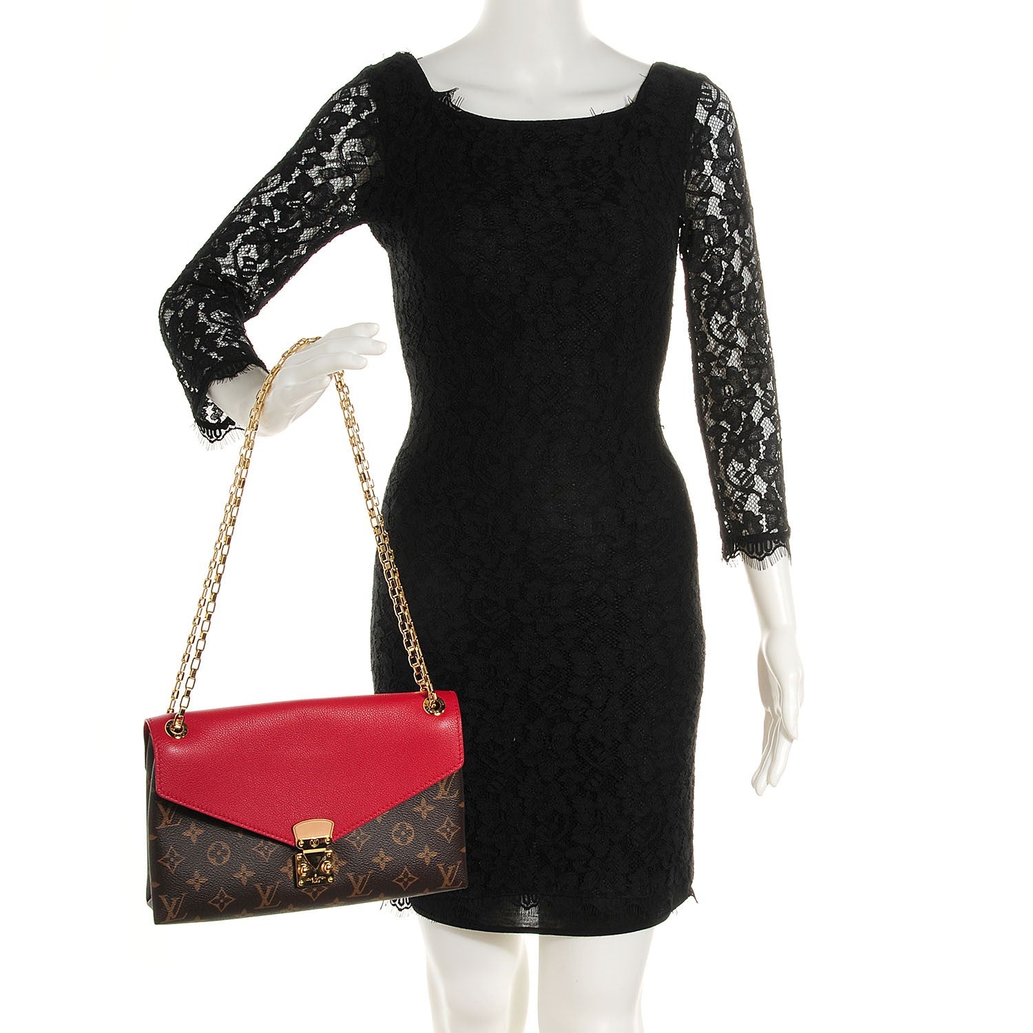 Louis Vuitton Monogram Pallas Chain Cherry 1 of 8