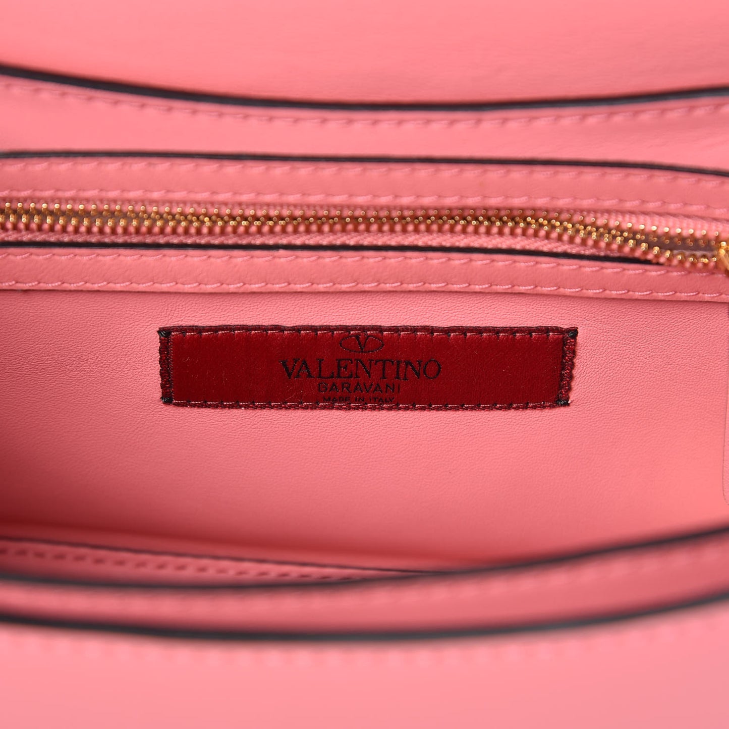 Vitello Chain Flap Bag Paradise Rose