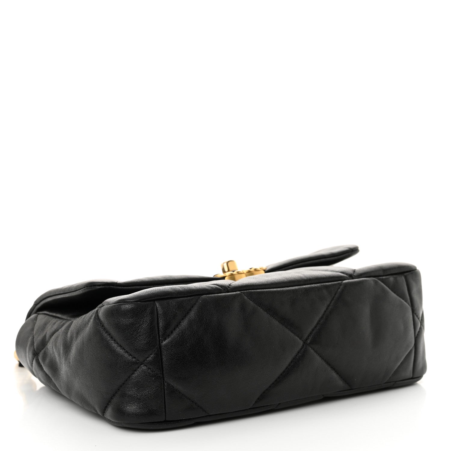Chanel Lambskin Quilted Medium Chanel 19 Flap Black 4 of 11