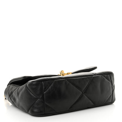 Chanel Lambskin Quilted Medium Chanel 19 Flap Black 4 of 11