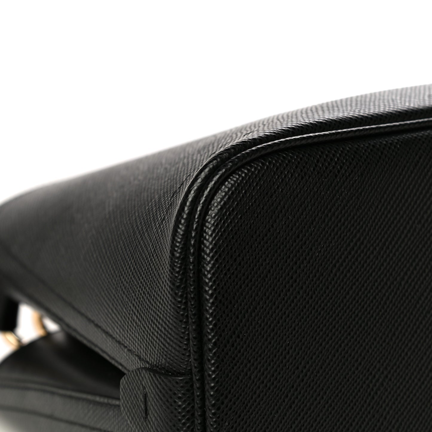Saffiano Cuir Small Matinee Tote Black