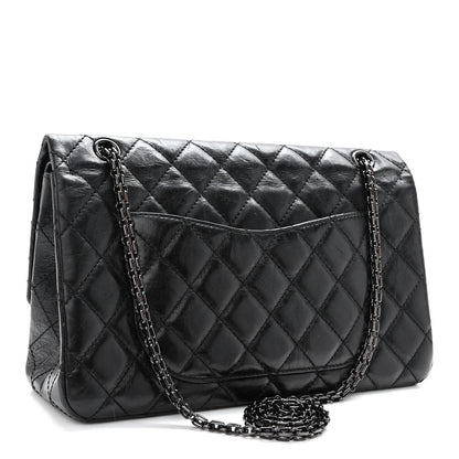Chanel Aged Calfskin Quilted 2.55 Reissue 227 Flap So Black 3 of 10