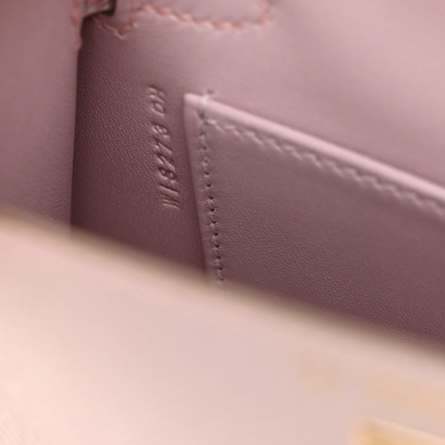 Hermes Epsom Horseshoe Mini Kelly Sellier 20 Mauve Pale 7 of 11
