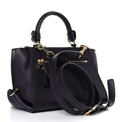 Salvatore Ferragamo Calfskin Sofia Shoulder Bag Purple 2 of 16