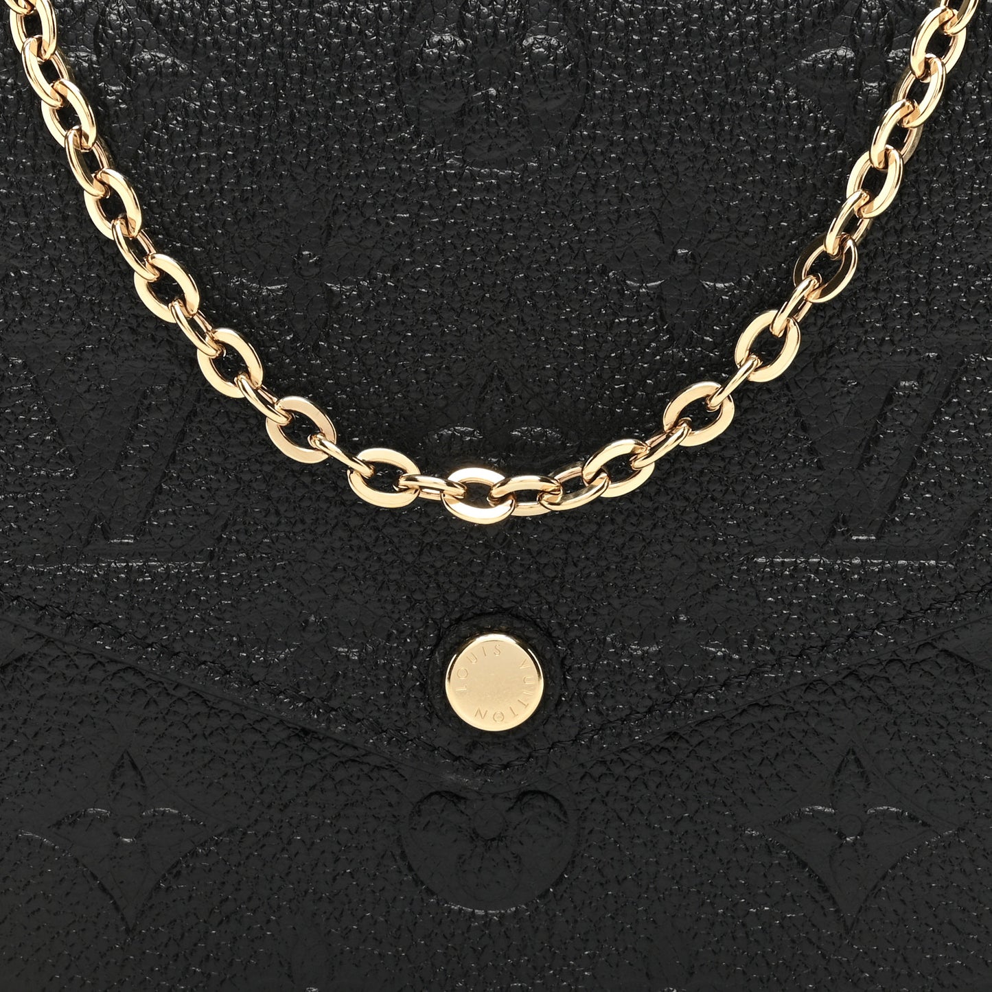 Empreinte Pochette Felicie Chain Wallet Black