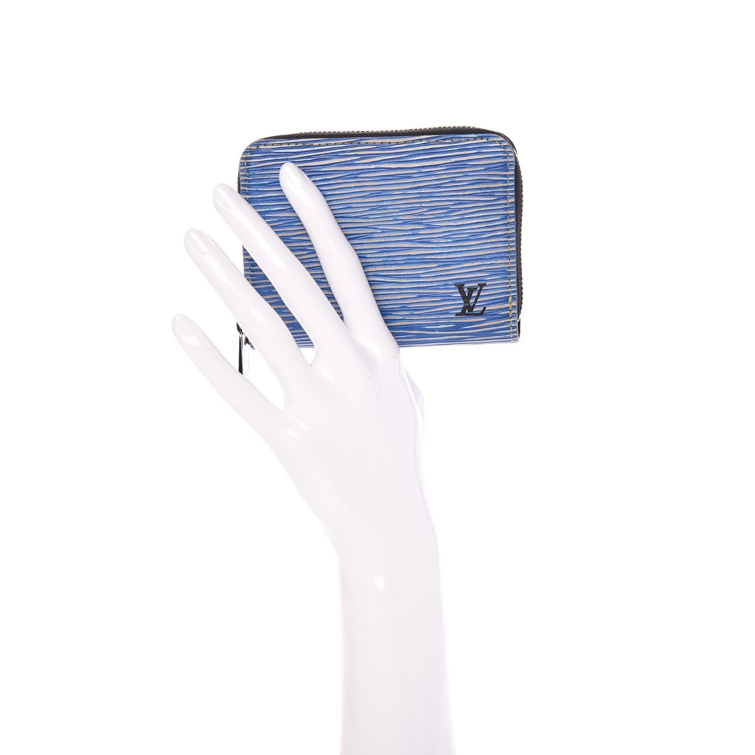 Louis Vuitton Epi Zippy Coin Purse Denim Light 2 of 7