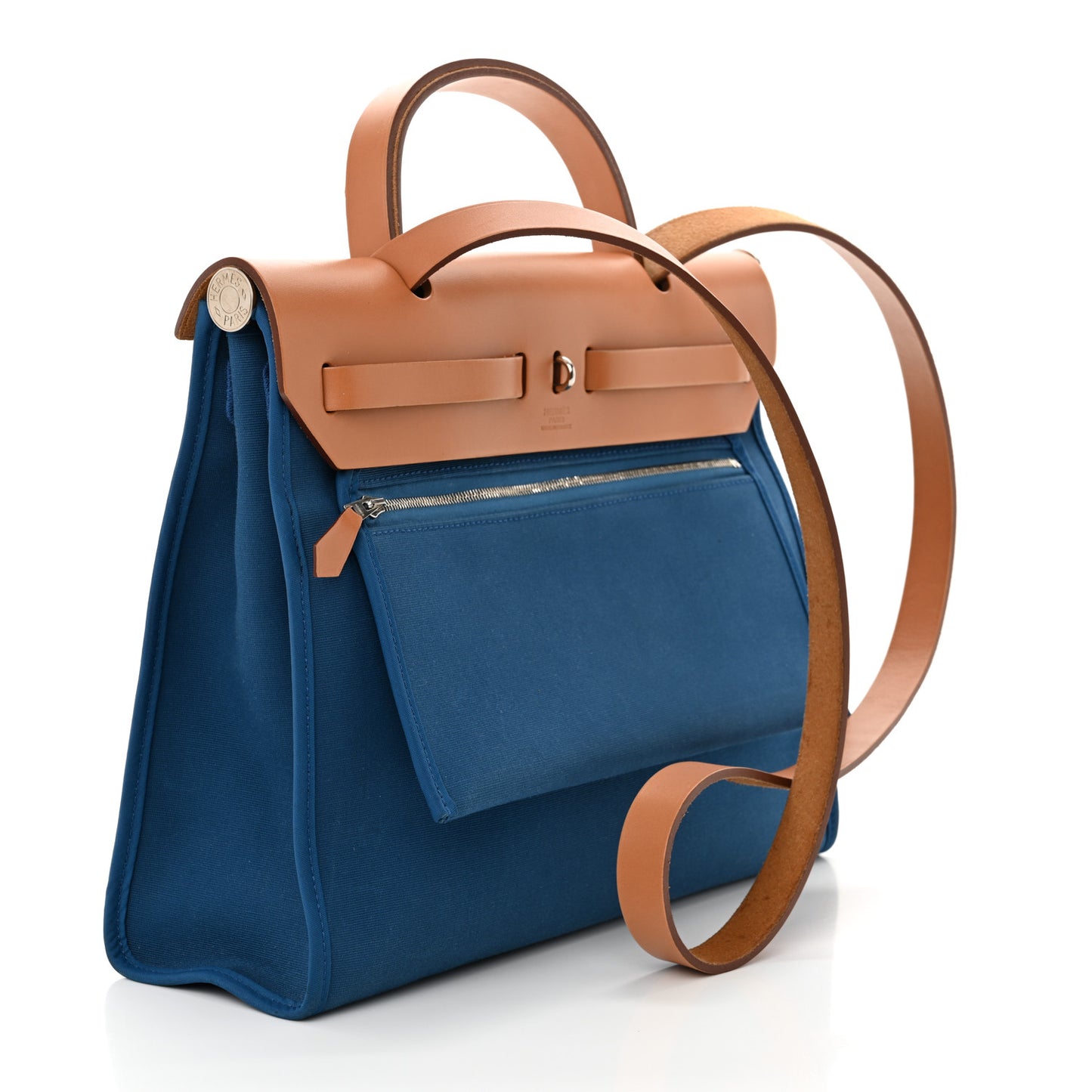Vache Hunter Toile Herbag Zip 31 PM Bleu Natural
