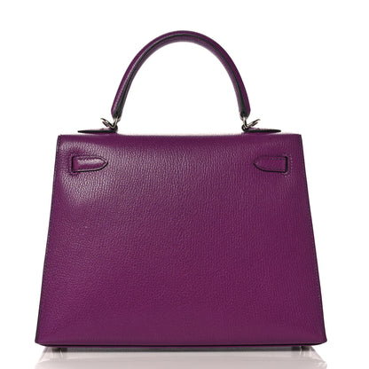 Hermes Chevre Chamkila Kelly Sellier 25 Anemone 4 of 41
