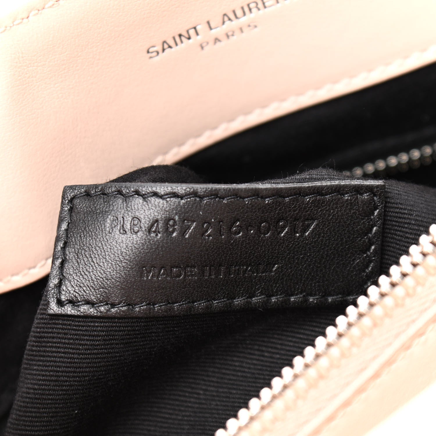 Saint Laurent Calfskin Y Quilted Monogram Medium Loulou Chain Satchel Rose Antic 8 of 16